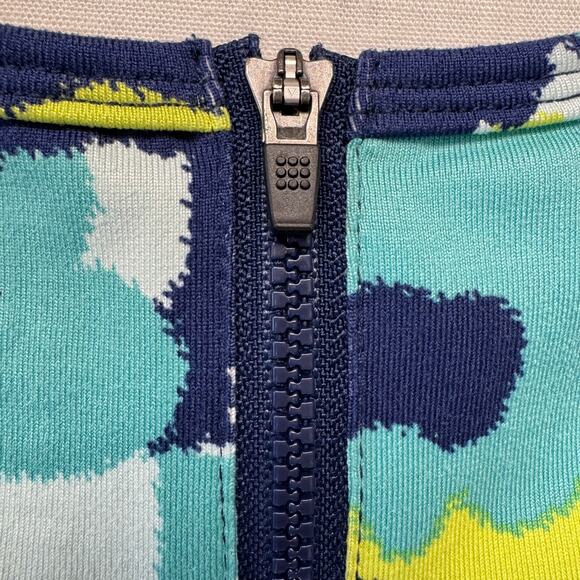 TITLE NINE Stretch Buttah Pieced Racerback Athletic Dress Women's Sz M Aqua Sea - Picture 10 of 15